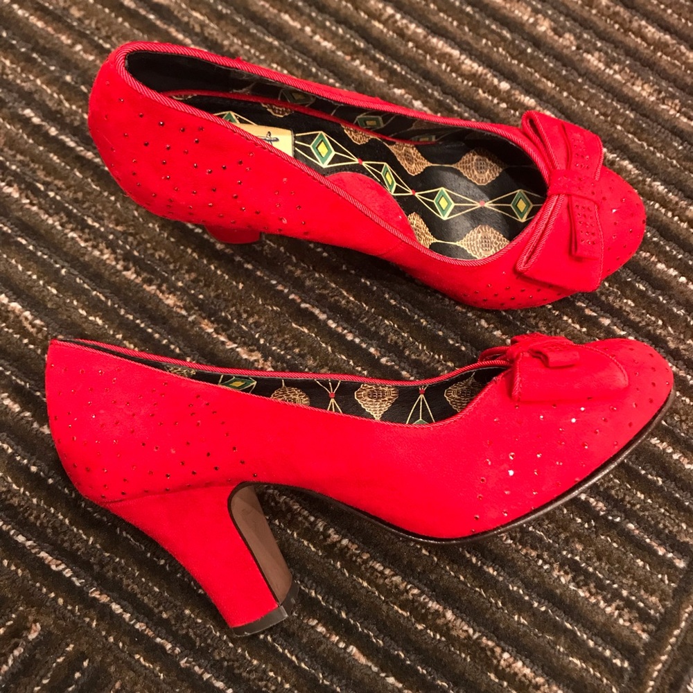 Miss L fire heels in red